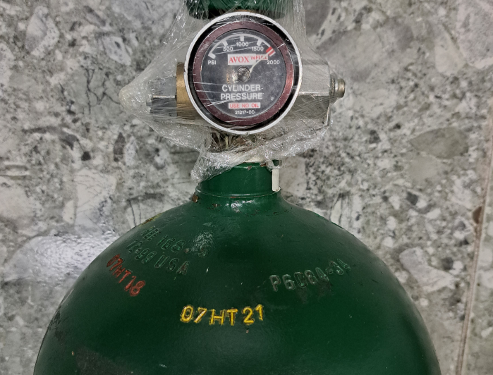 Prueba hidrostática de cilindros