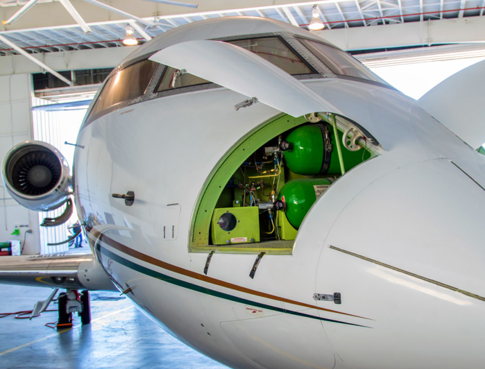 Sistema de oxígeno de aeronave